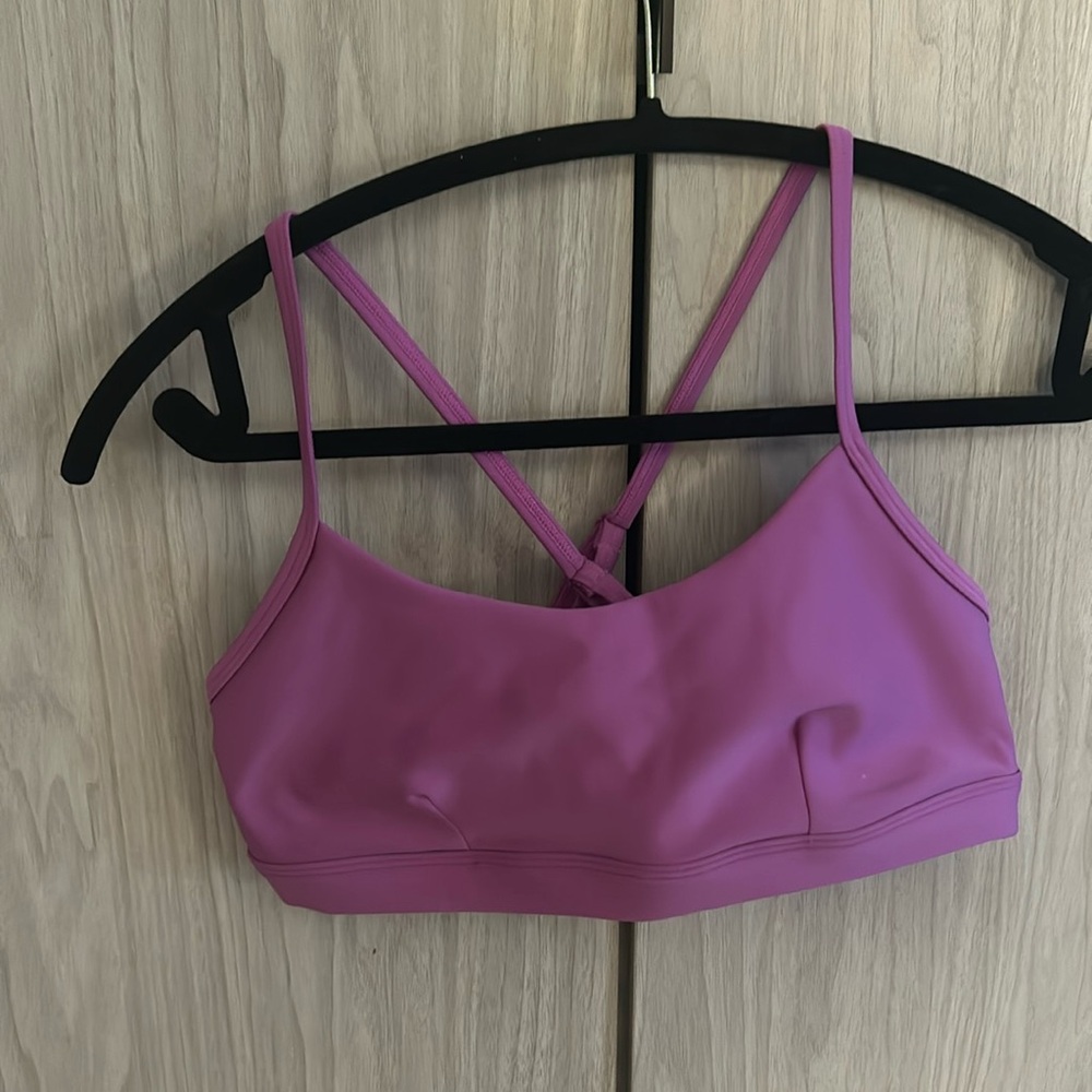 Alo purple bra new without tags size med